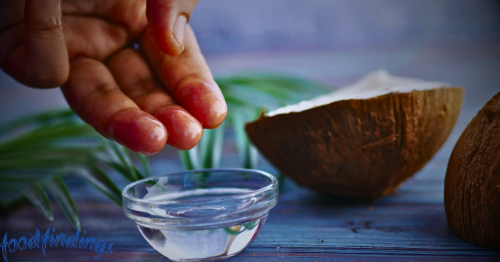 coconut oil hair food