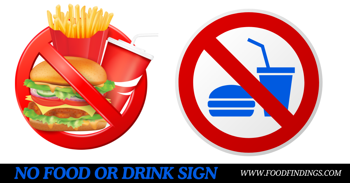 no food or drink sign