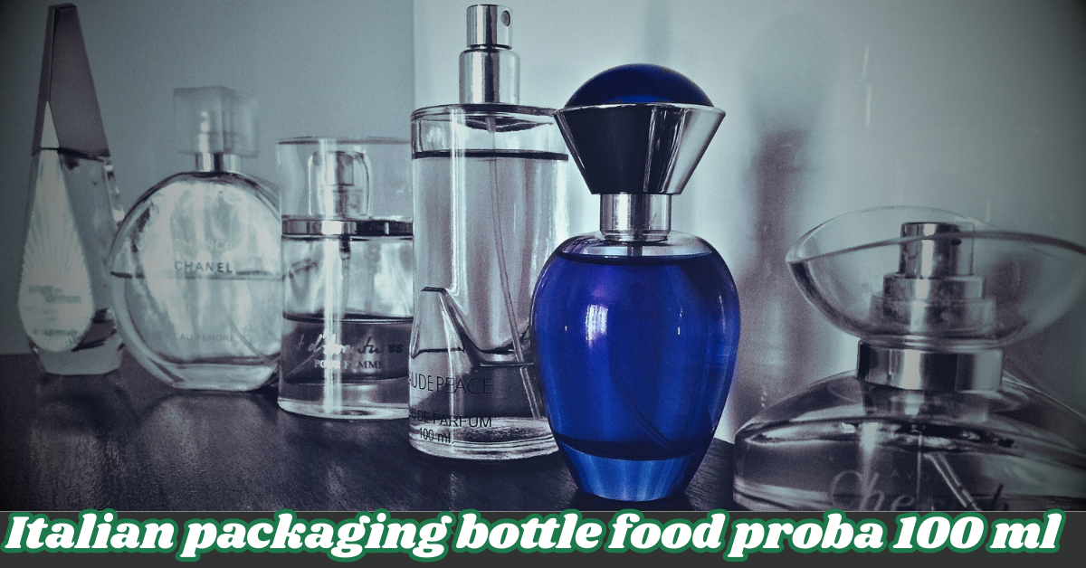 Italian packaging bottle food proba 100 ml